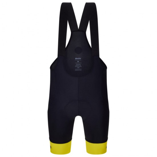 Bekleidung Herren Santini Gelb Tour de France tragerhose 2025