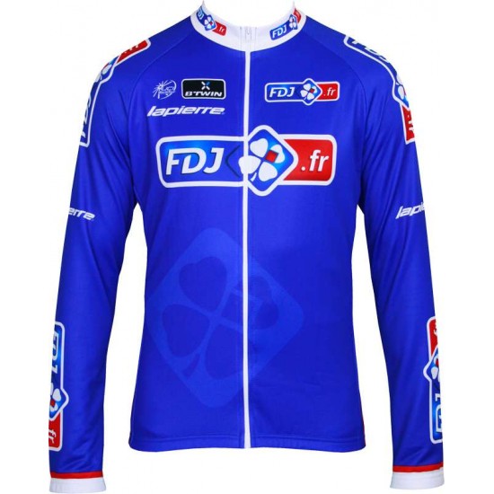 FRANCAISE DES JEUX(FDJ)-TOUR 2013 Radsport-Profi-Team-Langarmtrikot