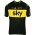 SKY Tour-Sieger Trikot PRO CYCLING Kurzarmtrikot mit kurzem Reißverschluss-Radsport-Profi-Team