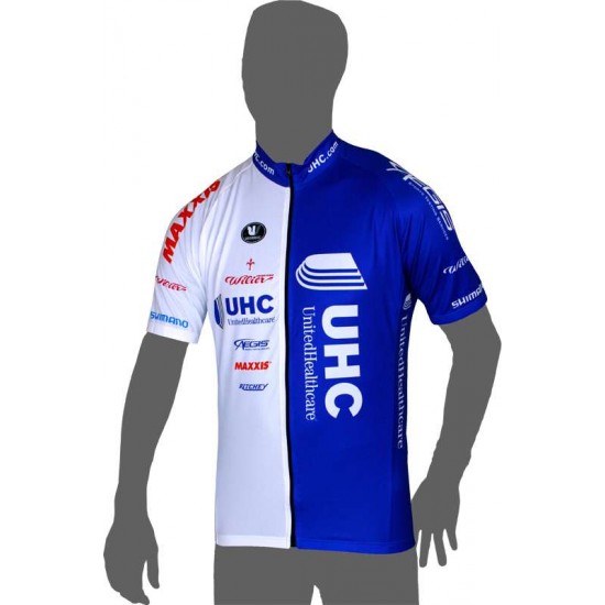 UNITEDHEALTHCARE 2014 Kurzarmtrikot(langer Reißverschluss) Radsport-Profi-Team