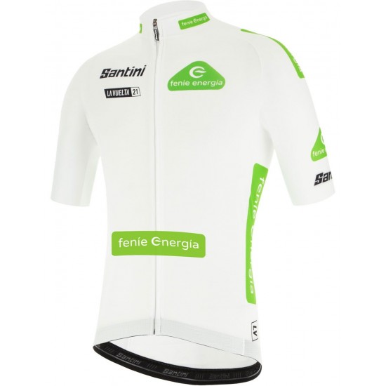 La Vuelta 2021 MAGLIA BLANCO(weiß)Radtrikot kurzarm